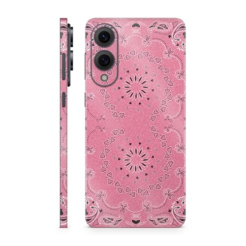 Glossy Glitter Phone Skin Compatible with Samsung Galaxy S25 Edge - Pink Bandan…