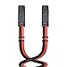 COROTC 12 Feet 16AWG SAE to SAE Extension Cable, Quick Disconnect Wire Harness DC Connector Cord Plug for Trailer RV Boat Camp Solar Panels Battrey with Dust Cap