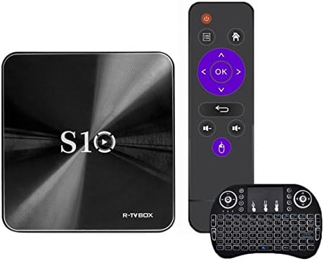 Android TV Box, SZHENRY Android Set-top Box with Mini Keyboard and Remote 4K 60FPS HDMI2.0 Smart Set-top Unit 3GB DDR4 32GB EMMC Flash Digital Converter Box