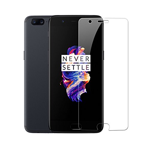 Oneplus 5 Screen Protector, Nillkin [H] Tempered Glass Anti Glare Anti Fingerprints Crystal Clear 0.33mm Ultra Thin 9H Hardness Glass Protector for Oneplus 5 A5000 (One plus 5 H)