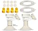 Pump Tubing and Breast Pump Kit by Maymom for Medela Pump in Style Advanced Breastpump. Inc. Replacement Pump Parts, Tubing, Valves, Membranes, and Breastshields (24 mm, Standard)