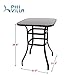 PHI VILLA Bar Height Bistro Table Outdoor Bar Table