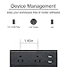White Desk Power Grommet Outlet Wireless Charger with USB C, Fits 3