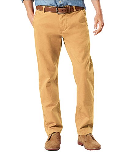 Dockers men s slim tapered fit alpha khaki pants (32w x 29l, colo…