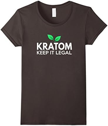 Women's Kratom Keep It Legal T Shirt Large Asphalt