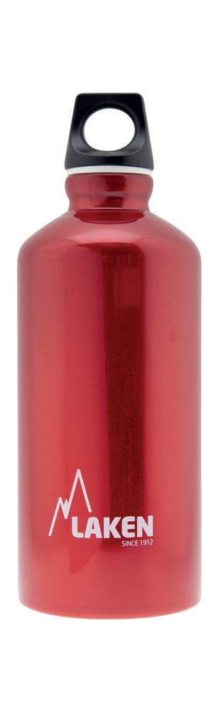 Laken 0.6L Aluminium Bottle, Red Futura (Narrow Mouth). — image 1