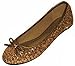 New Womens Sequins Ballerina Ballet Flats Shoes 4 Colors Available 2001 Ruby Sequin 5/6