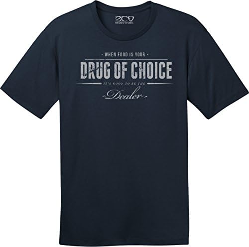 Drug Of Choice- Chef T-Shirt (Medium, New Navy)