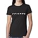 Mom's care Womens Cute Graphic Crewneck T Shirt Junior Tops Teen Girls Funny Tops Short Sleeve (Black, S)