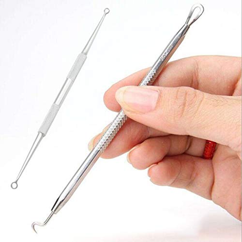 Potelin Premium Quality 5pcs Acne Blackhead Remover Picker Comedone Pimple Blemish Extractor Needle Awl - Thumbnail 6