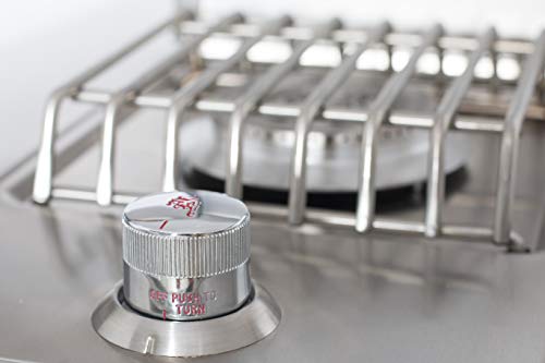 Bull Outdoor Products 60009 Stainless Steel Single Side Burner, Natural Gas