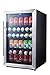 KALAMERA KRC-123WB 4.3 Cu.ft 30 Bottle Wine Cooler Free-Standing Single Zone, 150 can, Black, 120 Liters