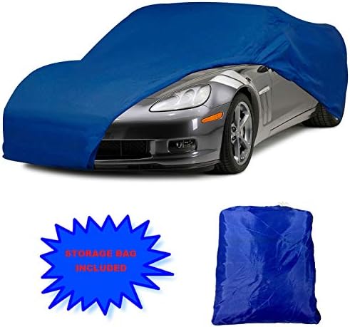 C6 Corvette Semi Custom Car Cover Blue Fits: All 2005 Through 2013 Corvettes