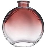 150ml/5oz Empty Glass Diffuser Bottle Diffuser Jars Aromatherapy Storage Container Fragrance Accessories Use for DIY Replacement Sticks Sets Oils Crafts Decor(Brown)