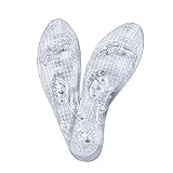 Healifty Insoles Magnetic Massage Shoe Insert Foot Insole Cuttable Gel Pads