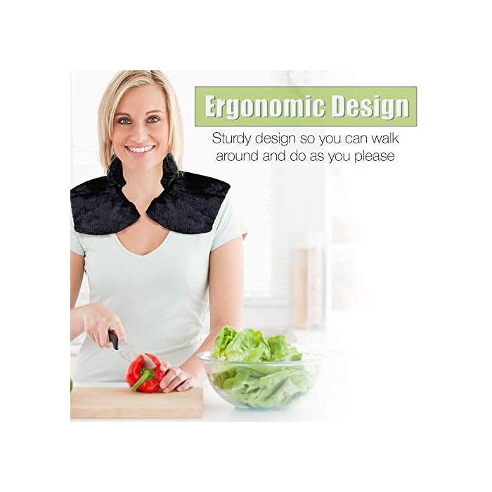 Heating Pad for Neck and Shoulders Microwavable Weighted Heat Therapy
