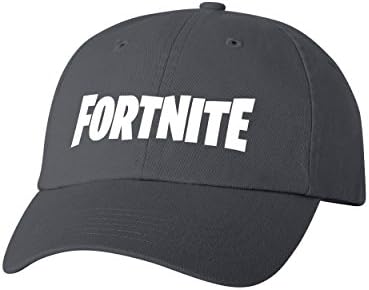 theSTASH Clothing Company FORTNITE Gamers Dad Hat Baseball Cap Adjustable New - Charcoal Grey