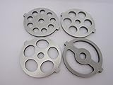(4) New Grinding plate discs for Kitchenaid Mixer FGA Food Chopper and Meat Grinder