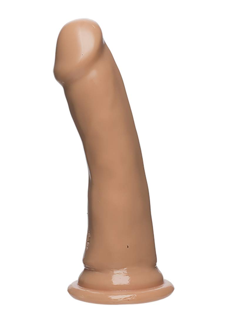 The D Slim D Without Balls Vanilla Dildo, 6-Inch
