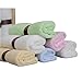 Monclaire 10x10-Inch Organic Reusable Bamboo Baby Towels (Set of 6) with Nail clipper