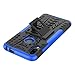 Xiaomi Redmi Note 7 Case, Xiaomi Redmi Note 7 Pro Case, Shockproof Heavy Duty Combo Hybrid Rugged Dual Layer Armor with Kickstand Grip Case Cover for Xiaomi Redmi Note 7 (Blue)