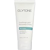 Glytone Soothing Lipid Recovery Cream | Face Moisturizer Hydrates, Calms & Restores Skin Barrier with Camelina Oil, Pro-Vitamin A & Shea Butter | Soothing Cream for Dry and Sensitive Skin - 2 fl oz