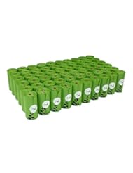 Pet Products: PET N PET 1080 Counts Large Green Dog Waste Bags Unscented 60 Rolls Doggie Refill Bags - PET N PET