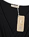 Timeson Women's Long Sleeve Crossover V Neck Wrap Front Pullover Casual Peplum Top