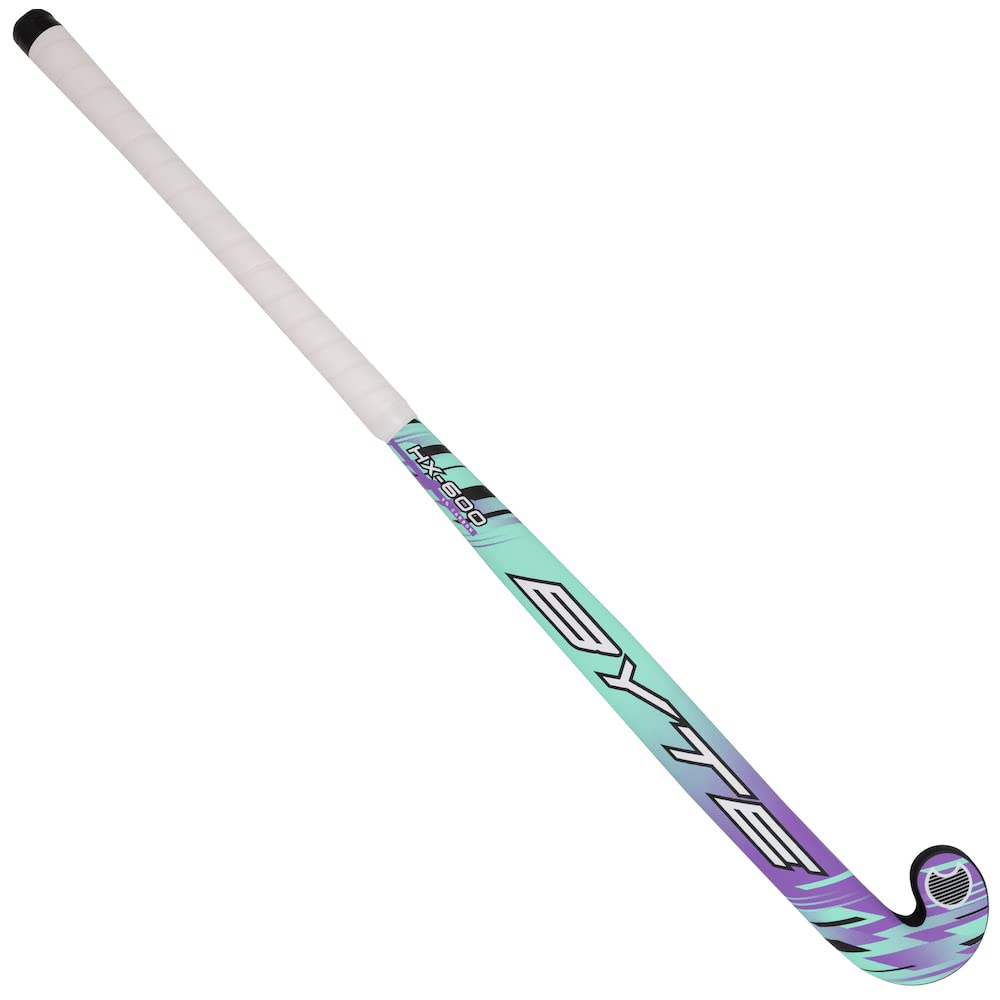 BYTE HX600 COMPOSITE OUTDOOR HOCKEY MINT/PURPLE (35'' LIGHT)
