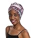 Women Turban Hat Head Wrap - Multi Colour Black African Jersey Magic Headband Turbans Headwrap Tube Scarf Tie Hijab For Hair Muslim Bohemian Boho Chemo Cap