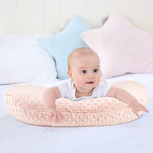 Nursing Pillow Cover Breastfeeding Pillow Cases Minky Dot Slipcover