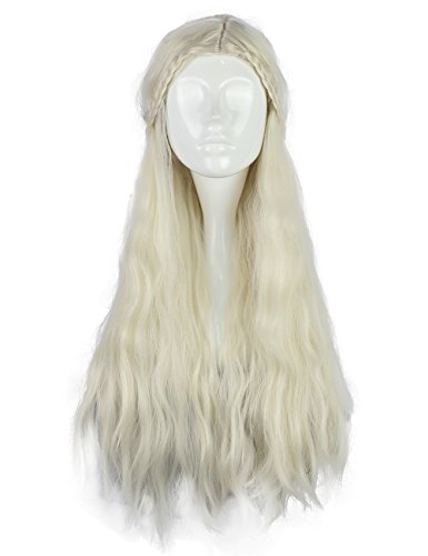 Cosland Women Dragon Cosplay Wig Mother Long Curly Hair