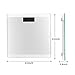 LUOYIMAN Body Weight Scale Digital Electronic Bathroom Scale High Accuracy 180kg/396lb (Silver)
