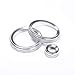 Aluminum Alloy Central Air Conditioning Volume Knobs Ring Trim Cover Car Accessories for Landrover Range Rover Velar 2017 2018 Silver