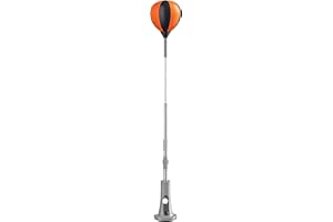 Boxing Reflex Bag with Stand, Adjustable Height Suction Base Adult Punching Bag, Reaction & Fitness Training for Kids Teens H