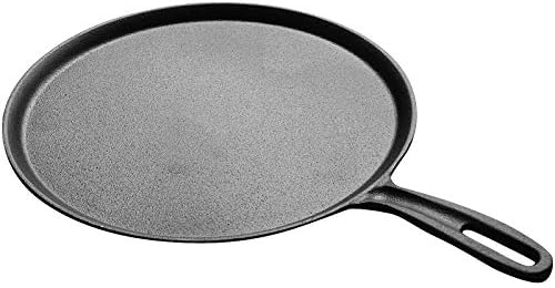 Gjhh 27.5cm Crepe Pan with Crepe Spreader, Non-stick Pancake Frying Pan Uncoated Griddle
