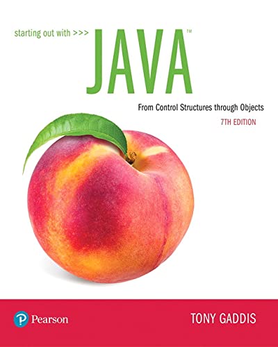 Starting Out W/Java:From... W/Access