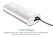 Portable Charger - [Apple Certified] UNU Superpak 5000mAh 2.1A External Battery Pack For iPhone 7, 6 6S, 7 Plus, 6 Plus, Galaxy S8, S7 with 2-in-1 Lightning Cable 8Pin and MicroUSB Cable - Silver