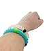 Frogsac Glow-in-Dark Fortune Bracelets (Blue with Black & White Stations)