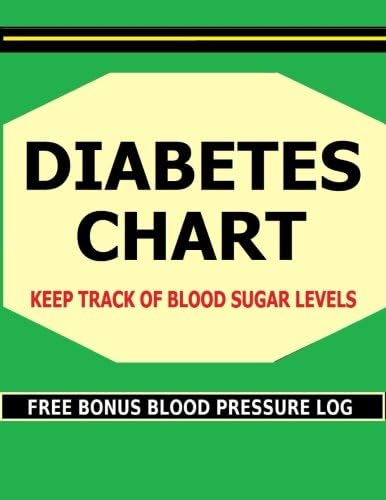Diabetes Chart: Keep track of Blood Sugar levels in this Diabetes Chart book. Bonus! Includes FREE Blood Pressure Charts.