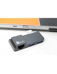 Juiced Systems Surface Pro 4 multifunción adaptador Gigabit Ethernet   diseñado para nuevo Surface Pro   Surface Pro 4   Surface Pro 3  gigabit Ethernet   2 x USB 3.0 puertos