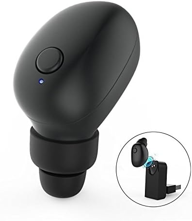 Haisake Bluetooth Headphone Mini V4.1 Wireless Earbud with Magnetic Charge 6 Hours Time with Mic