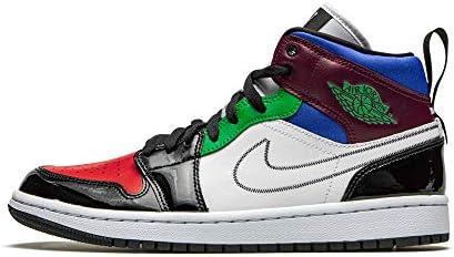 Jordan Womens WMNS Air 1 Mid Se Multicolor - Black/White-University Red  Db5454 001 - Size 5.5W Basketball - Indress