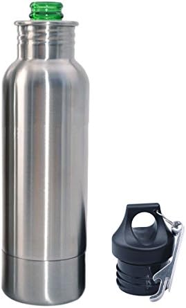 Parateck Stainless Steel Beer Cooler for 12oz Tall Skinny Bottle, Bottle Opener Included (FBA Shipping)