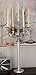 Deco 79 Aluminum Metal Scroll Tall Candelabra, 10
