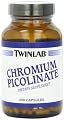 Twinlab Chromium Picolinate 200mcg, 200 Capsules (Pack of 2)