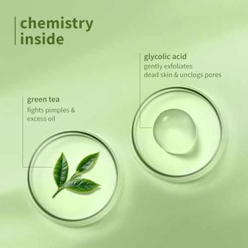 Plum Green Tea Pore Cleansing Face Wash For Oily and Acne Skin Clean Dirt Pollution For Clear Skin 100% Vegan, 100 ml