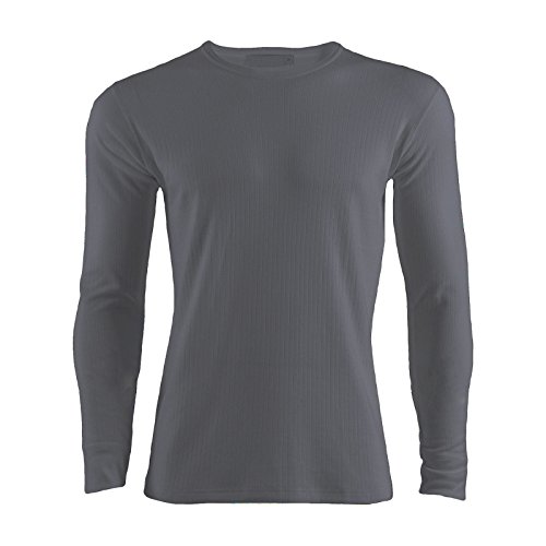4 Mens Thermal Long Sleeve T-Shirt Vest 