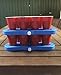 Original Party Supplies Freezable Beer Pong Rack Table Top, 2-Pack, 10 Cup Capacity Each Side