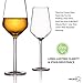 MICHLEY Unbreakable Large Wine Glasses, 100% Tritan Plastic Shatterproof Wine Glasses, BPA-free, Dishwasher-safe 13.7 oz, Set of 4